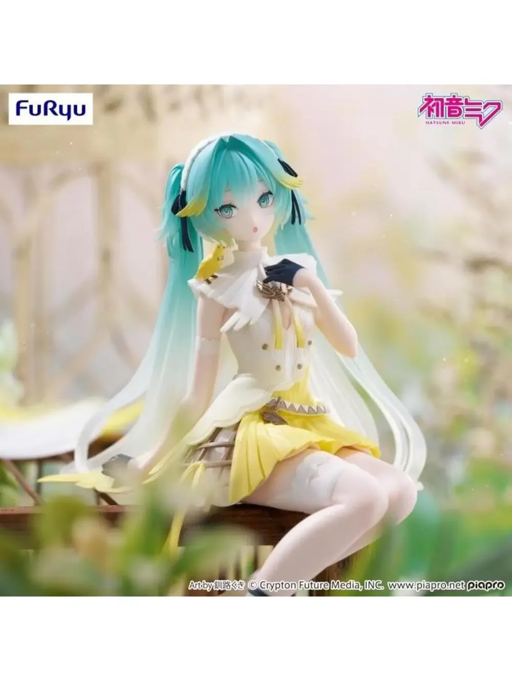 FuRyu Hatsune Miku Figure Yellow Excelsior Contact Vocaloid Bird